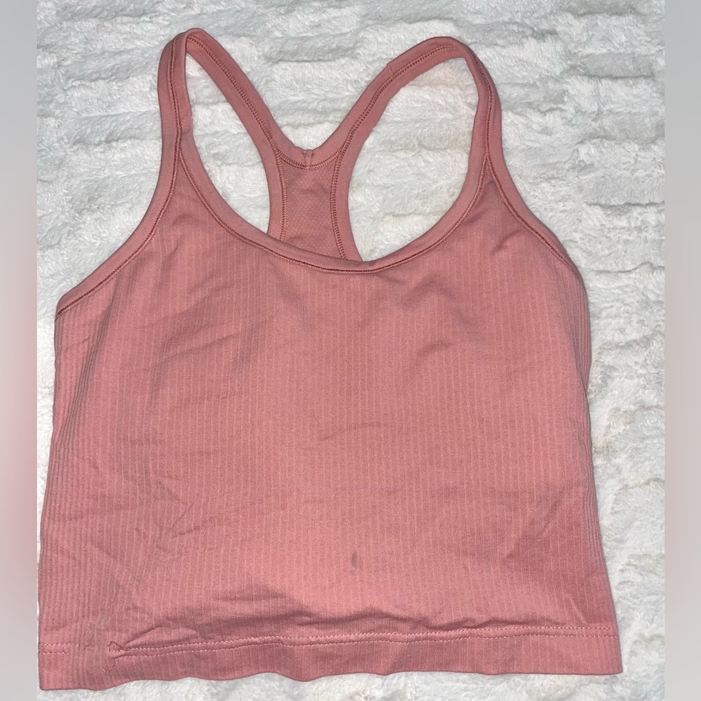 Lululemon Cropped Ribbed Tank